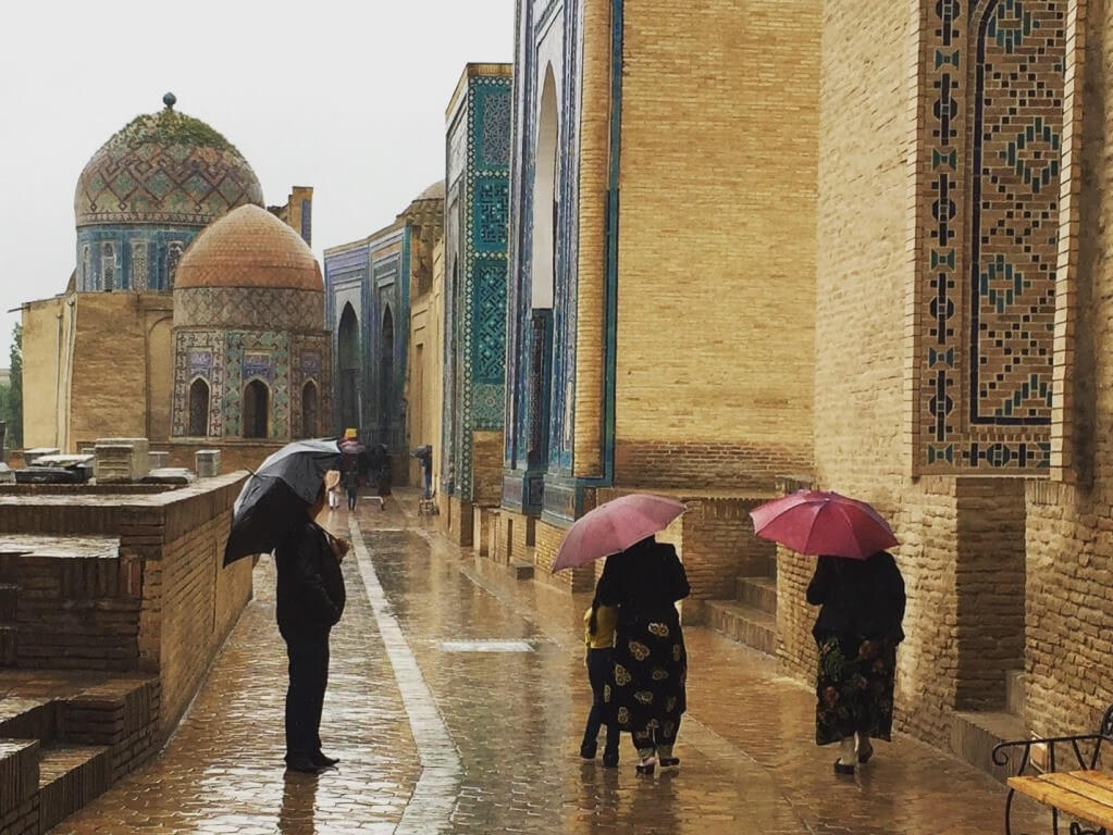 Usbekistan Samarkand Shahisinda Totenstadt
