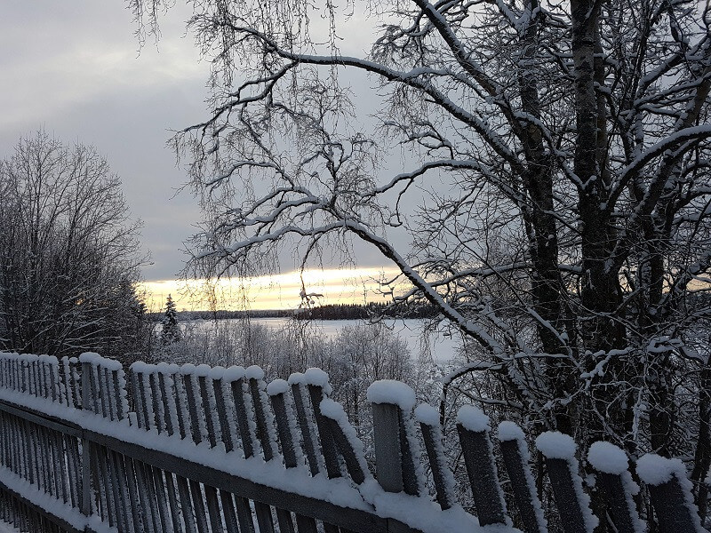 Winter Lappland Ferien Finnland