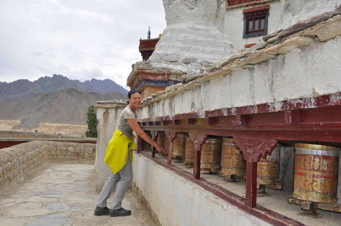 kloster lamayuru indien tibet gebirge